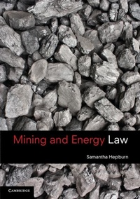 Abbildung von: Mining and Energy Law - Cambridge University Press