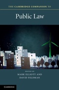 Cover: The Cambridge Companion to Public Law - Cambridge University Press