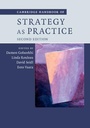 Cover: Cambridge Handbook of Strategy as Practice - Cambridge University Press