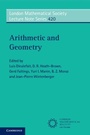 Cover: Arithmetic and Geometry - Cambridge University Press