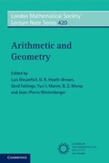 Cover: Arithmetic and Geometry - Cambridge University Press