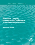 Cover: Petroleum Company Operations and Agreements in the Developing Countries - Routledge