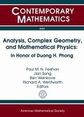 Cover: Analysis, Complex Geometry, and Mathematical Physics - American Mathematical Society