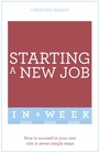 Cover: Starting A New Job In A Week - TEACH YOURSELF