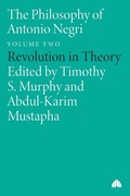 Cover: The Philosophy of Antonio Negri, Volume Two - Pluto Press