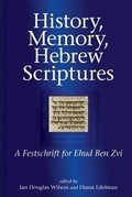 Cover: History, Memory, Hebrew Scriptures - Eisenbrauns
