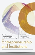 Cover: Entrepreneurship and Institutions - Rowman & Littlefield International