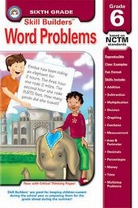 Enlarge image Cover: Word Problems Grade 6 - Skill Builders