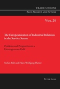 Cover: The Europeanization of Industrial Relations in the Service Sector - Peter Lang Verlag