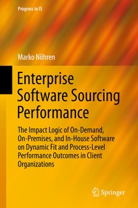 Enlarge image Cover: Enterprise Software Sourcing Performance - Springer
