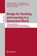 Cover: Design for Teaching and Learning in a Networked World - Springer