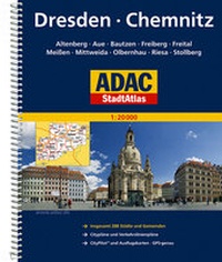 Abbildung von: ADAC StadtAtlas Dresden/Chemnitz mit Altenberg, Aue, Bautzen, Freiberg, Freital - ADAC Reiseführer