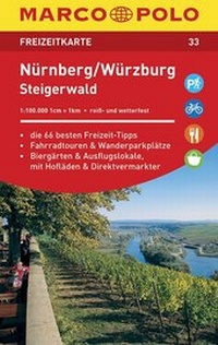 Abbildung von: MARCO POLO Freizeitkarte Nürnberg, Würzburg, Steigerwald 1:100 000 - MAIRDUMONT