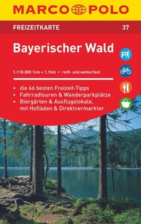 Abbildung von: MARCO POLO Freizeitkarte 37 Bayerischer Wald 1:110.000 - MARCO POLO ein Imprint von MAIRDUMONT