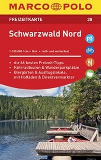 Abbildung von: MARCO POLO Freizeitkarte Schwarzwald Nord - MAIRDUMONT