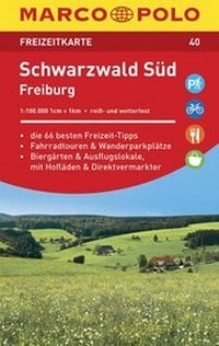 Abbildung von: MARCO POLO Freizeitkarte Schwarzwald Süd, Freiburg 1:100 000 - MAIRDUMONT