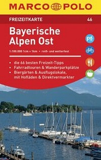 Abbildung von: MARCO POLO Freizeitkarte Bayerische Alpen Ost - MAIRDUMONT