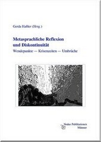 Enlarge image Cover: Metasprachliche Reflexion und Diskontinuität - Nodus