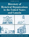 Cover: Directory of Historical Organizations in the United States and Canada - Rowman & Littlefield Publishers