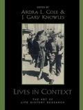 Cover: Lives in Context - AltaMira Press