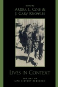 Cover: Lives in Context - AltaMira Press