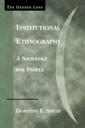 Cover: Institutional Ethnography - AltaMira Press