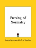 Cover: Passing of Normalcy (1929) - Kessinger Publishing Co