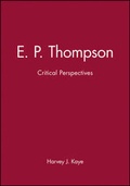 Cover: E. P. Thompson - Polity Press