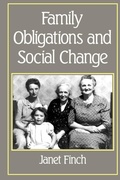 Cover: Family Obligations and Social Change - Polity Press
