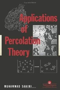 Enlarge image Cover: Applications Of Percolation Theory - Taylor & Francis