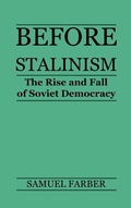 Cover: Before Stalinism - Polity Press