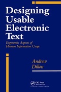 Cover: Designing Usable Electronic Text - Taylor & Francis