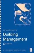 Cover: Introduction to Building Management - Butterworth-Heinemann