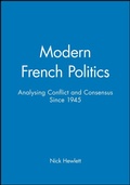 Cover: Modern French Politics - Polity Press