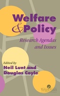 Cover: Welfare And Policy - Taylor & Francis