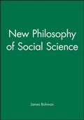Cover: New Philosophy of Social Science - Polity Press