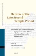 Cover: Hebrew of the Late Second Temple Period - Brill