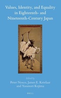 Cover: Values, Identity, and Equality in Eighteenth- and Nineteenth-Century Japan - Brill