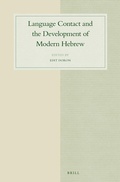 Cover: Language Contact and the Development of Modern Hebrew - Brill