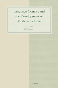 Abbildung von: Language Contact and the Development of Modern Hebrew - Brill