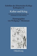 Cover: Kultur und Krieg - De Gruyter