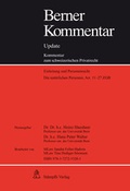 Cover: Die nat&uuml;rlichen Personen, Art. 11-27 ZGB - St&auml;mpfli Verlag AG