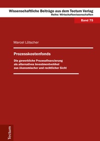 Abbildung von: Prozesskostenfonds - Tectum Wissenschaftsverlag