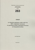 Cover: CRUST an interactive application written within the MET++ Application framework for generating models of geological structures by triangulated surfaces - ETH Z&uuml;rich Inst. f. Geod&auml;sie u. Photogrammetrie