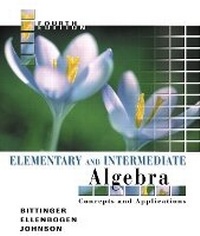 Enlarge image Cover: Elementary and Intermediate Algebra - Pearson