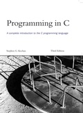 Cover: Programming in C - Pearson Education (US)