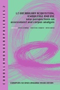 Cover: L2 Vocabulary Acquisition, Knowledge and Use - Lulu.com