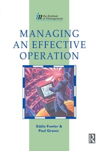 Bild vergrößern Bild: Managing an Effective Operation - Butterworth-Heinemann