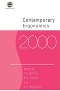 Cover: Contemporary Ergonomics 2000 - Taylor & Francis