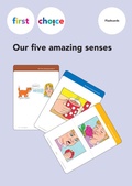 Cover: First Choice - Our five amazing senses / Flashcards - Lehrmittelverlag Z&uuml;rich